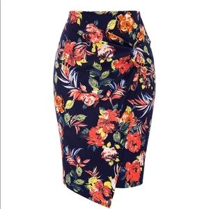 Kate Kasin Pencil Skirts for Women Elastic High Waist Wrap Front 3XL NWOT